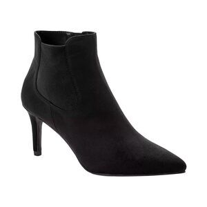 Alfani Womens Jacklynne Suede Pointed Toe Booties Black 8 Medium (B,M)